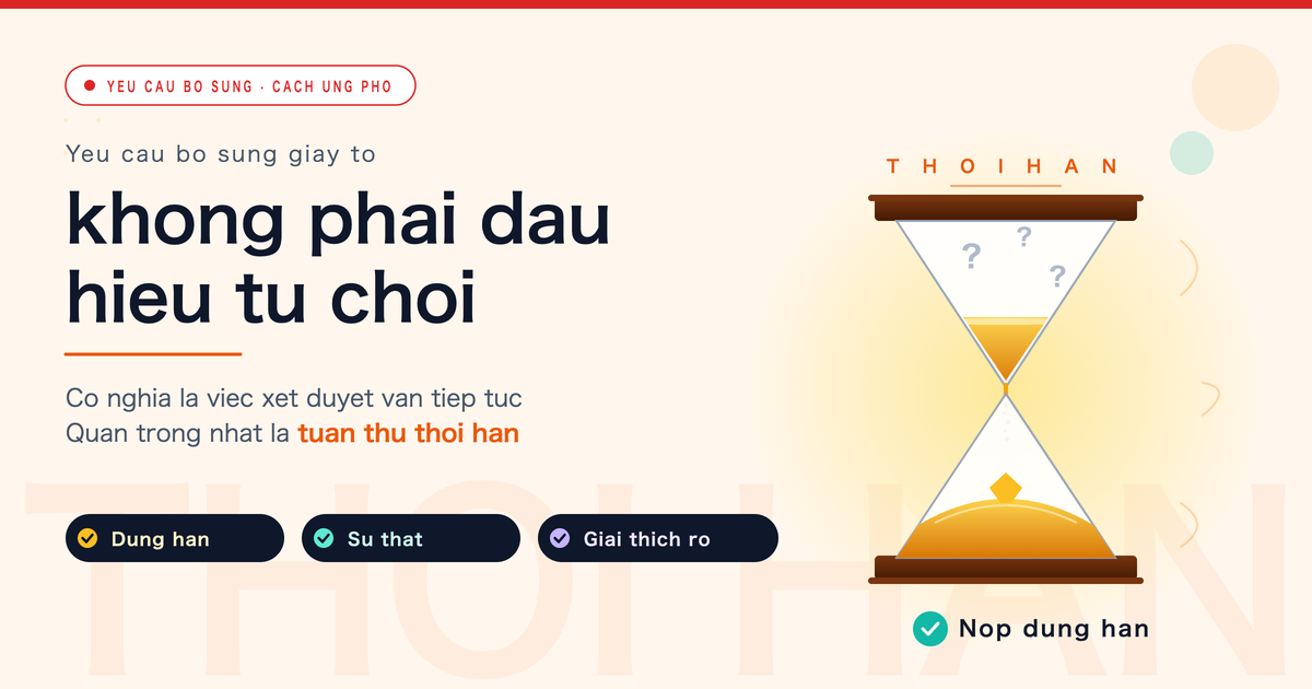 Cach ung pho khi bi yeu cau bo sung giay to trong qua trinh xet duyet visa Nhat Ban