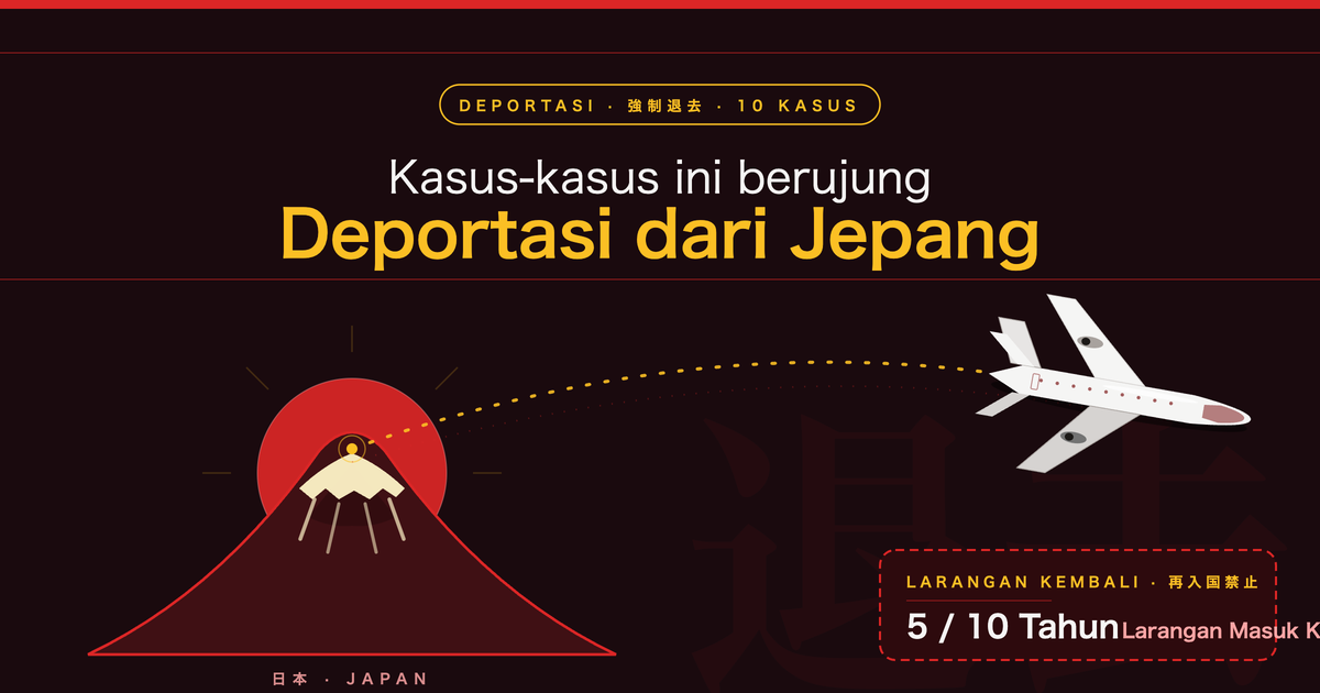 Kasus Deportasi dari Jepang, Situasi Apa yang Bisa Menyebabkan Pengusiran?