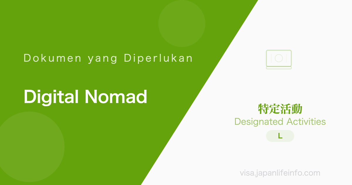Kegiatan Khusus (Digital Nomad) - Dokumen yang Diperlukan