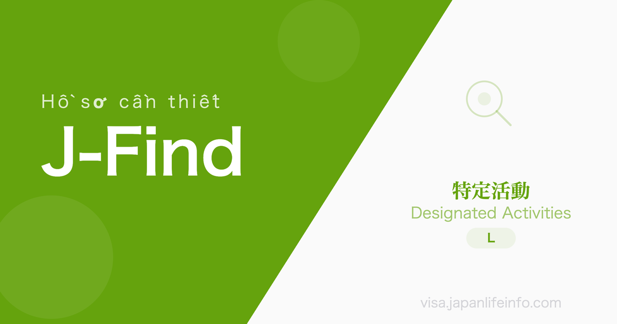 Hoạt động chỉ định J-Find (Người tốt nghiệp đại học ưu tú nước ngoài) - Hồ sơ cần nộp