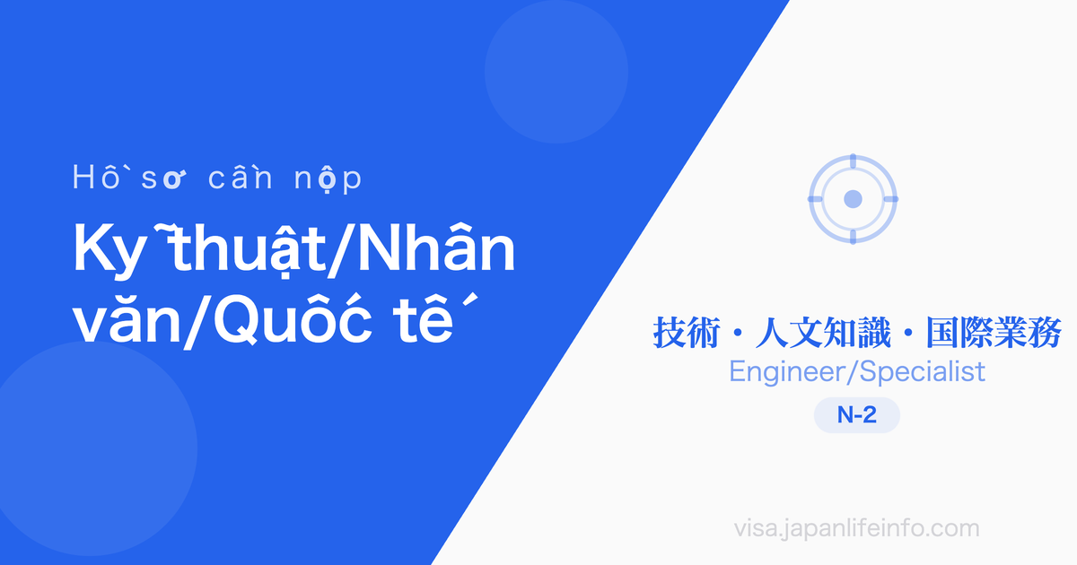 Kỹ thuật·Kiến thức nhân văn·Nghiệp vụ quốc tế - Hồ sơ cần nộp