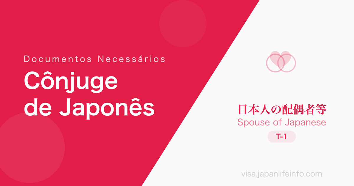 Conjuge ou Filho de Nacional Japones - Documentos Necessarios