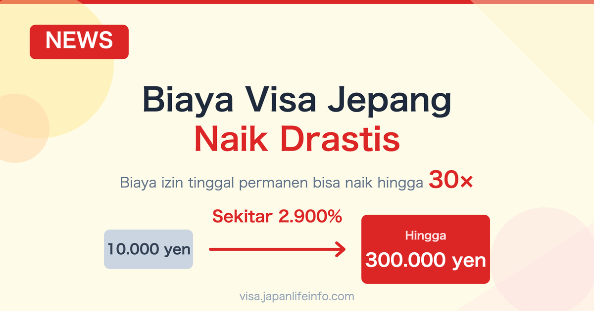 Biaya Visa Jepang Naik Drastis — Biaya Izin Tinggal Permanen Bisa Melonjak hingga 2900%
