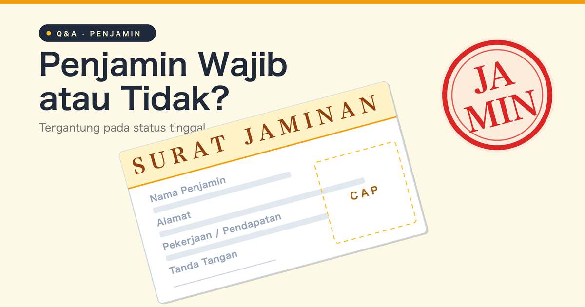 Apakah penjamin identitas wajib saat mengajukan visa Jepang?